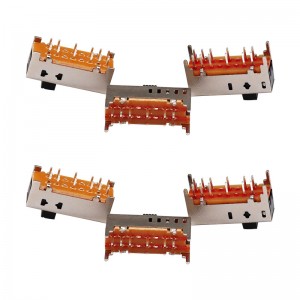 Slide Switch SS25D01 Double-Řádek 12-Posuvný spínač s elektronickým produktem mikro svislý posuv